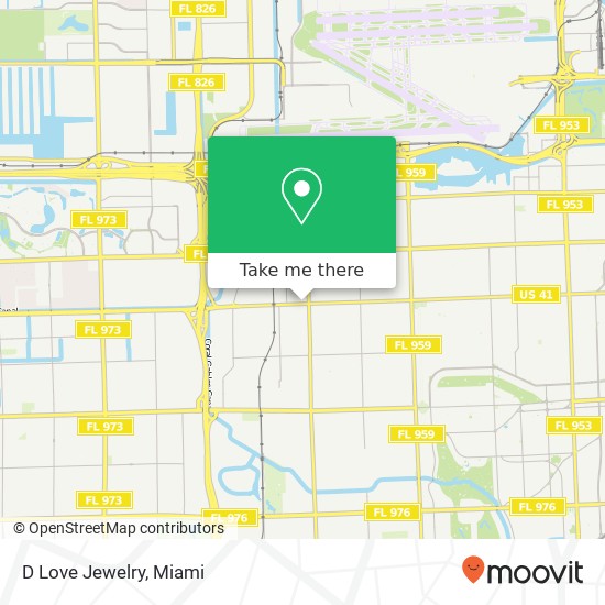 D Love Jewelry map