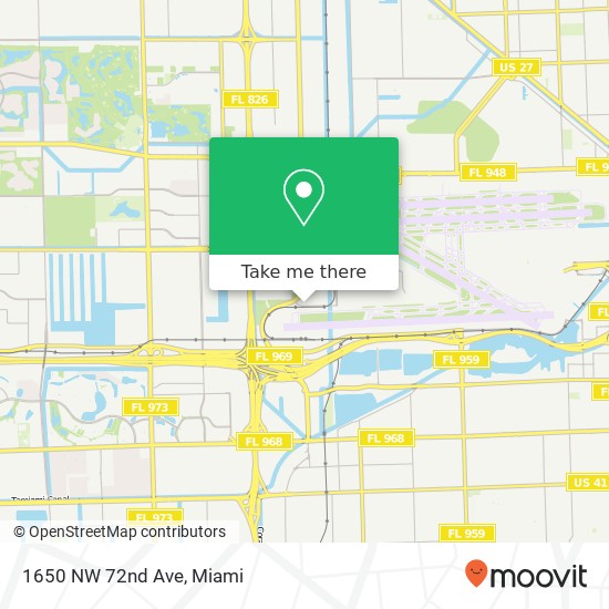 1650 NW 72nd Ave map