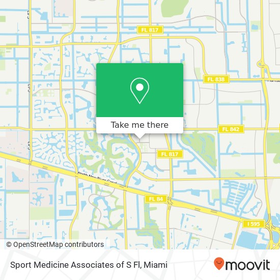 Mapa de Sport Medicine Associates of S Fl