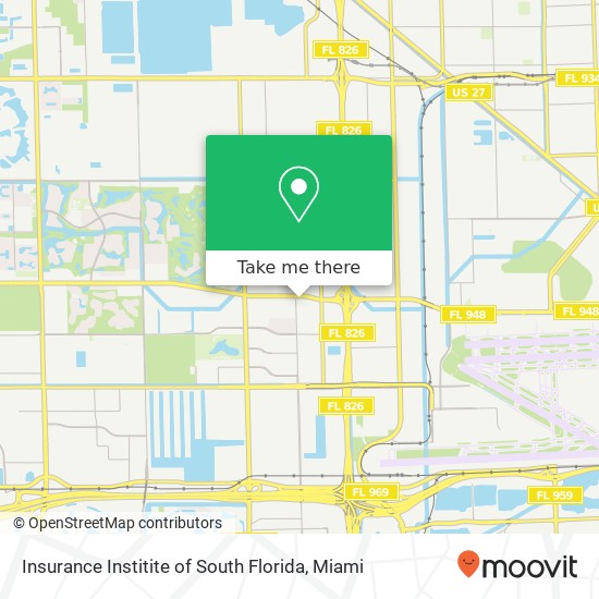 Mapa de Insurance Institite of South Florida