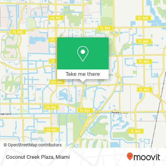 Coconut Creek Plaza map