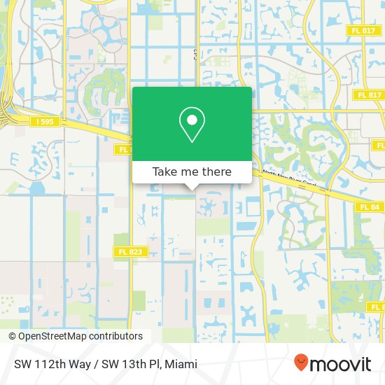 SW 112th Way / SW 13th Pl map