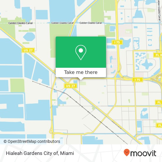 Mapa de Hialeah Gardens City of