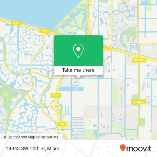 14943 SW 14th St map