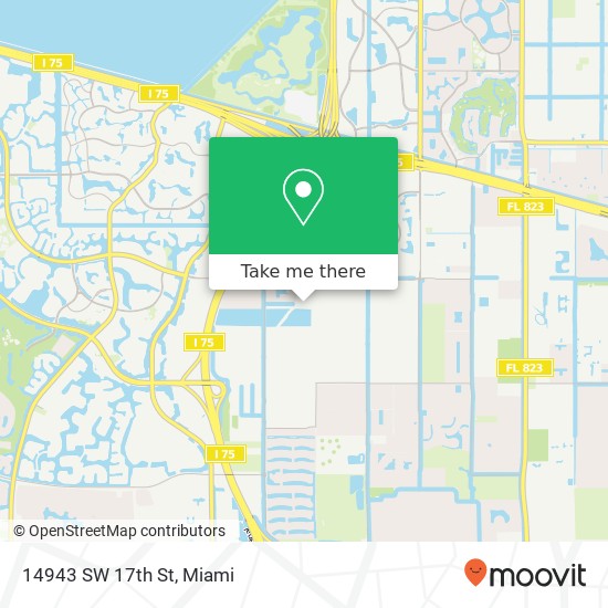 14943 SW 17th St map