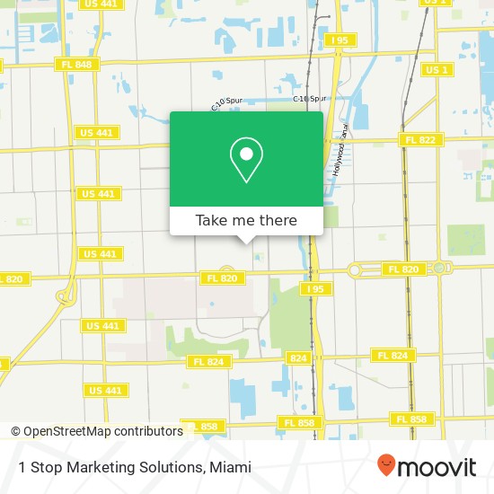 Mapa de 1 Stop Marketing Solutions