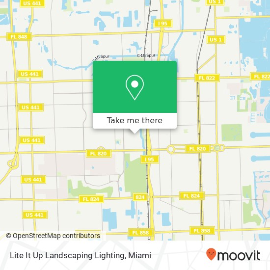 Lite It Up Landscaping Lighting map