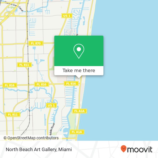 Mapa de North Beach Art Gallery
