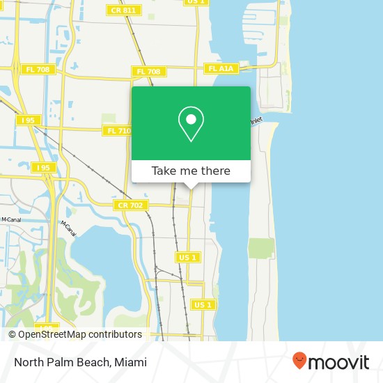 North Palm Beach map