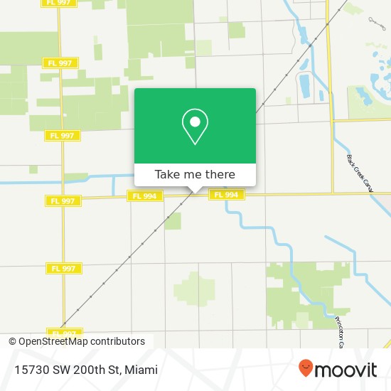 15730 SW 200th St map