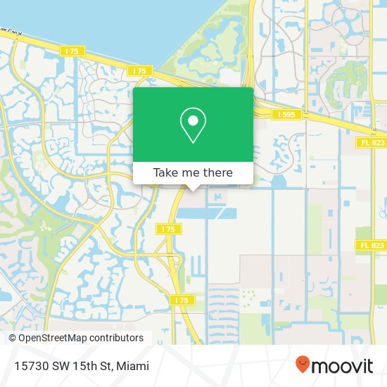 15730 SW 15th St map