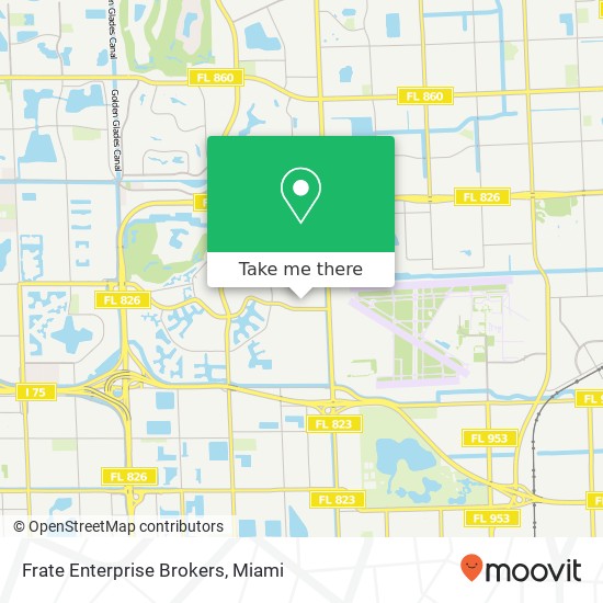 Frate Enterprise Brokers map