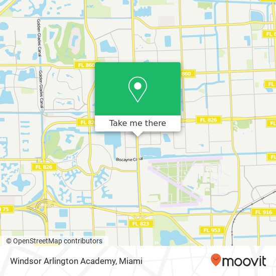 Mapa de Windsor Arlington Academy