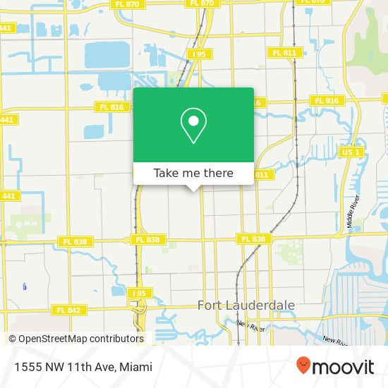 1555 NW 11th Ave map