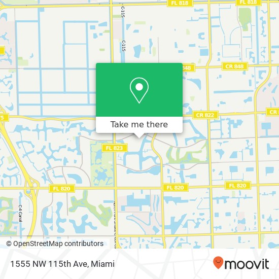 1555 NW 115th Ave map