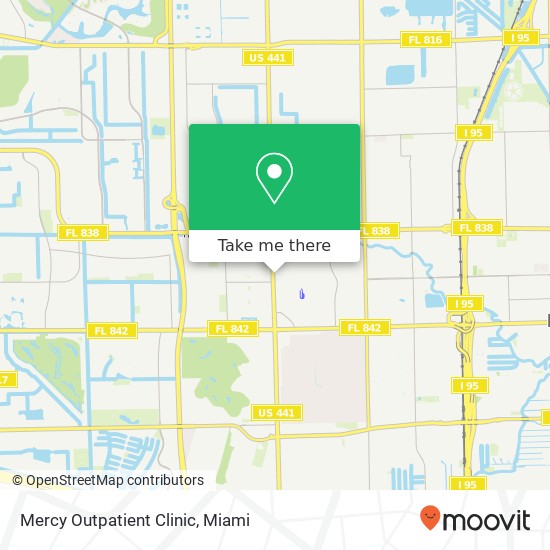 Mapa de Mercy Outpatient Clinic