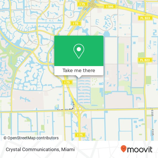 Crystal Communications map