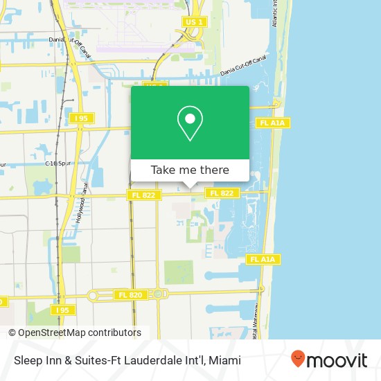 Sleep Inn & Suites-Ft Lauderdale Int'l map