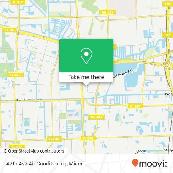 47th Ave Air Conditioning map
