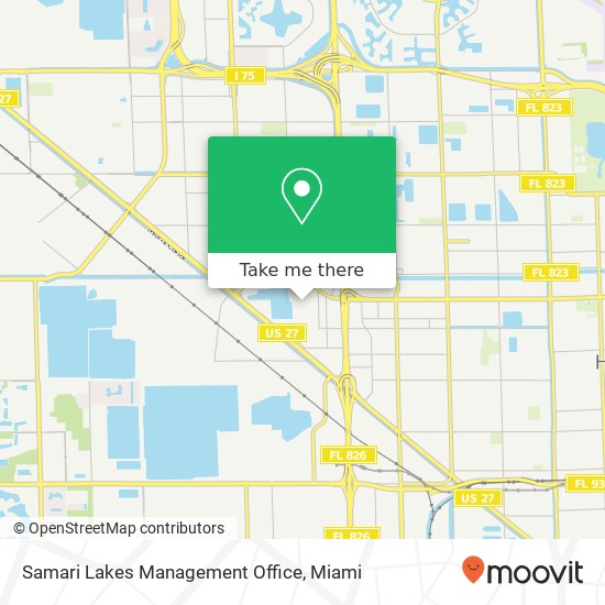 Samari Lakes Management Office map