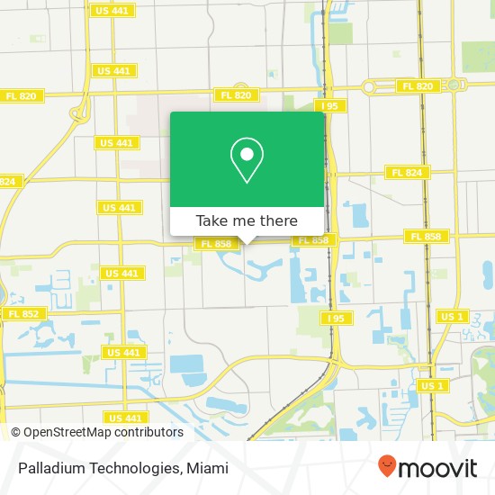 Mapa de Palladium Technologies