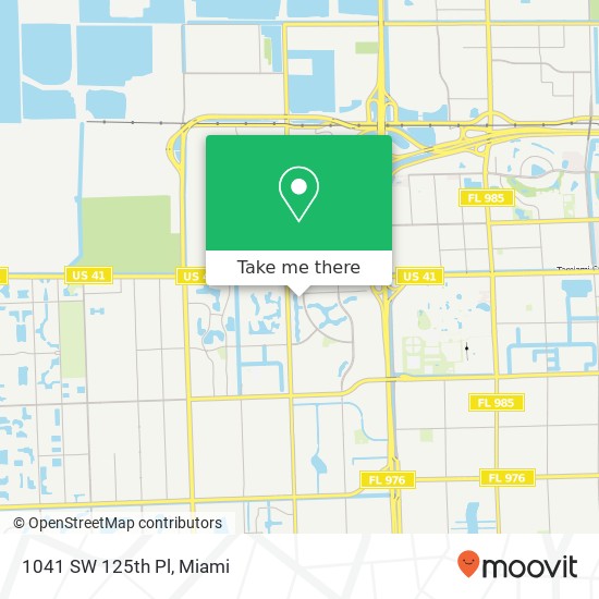 1041 SW 125th Pl map