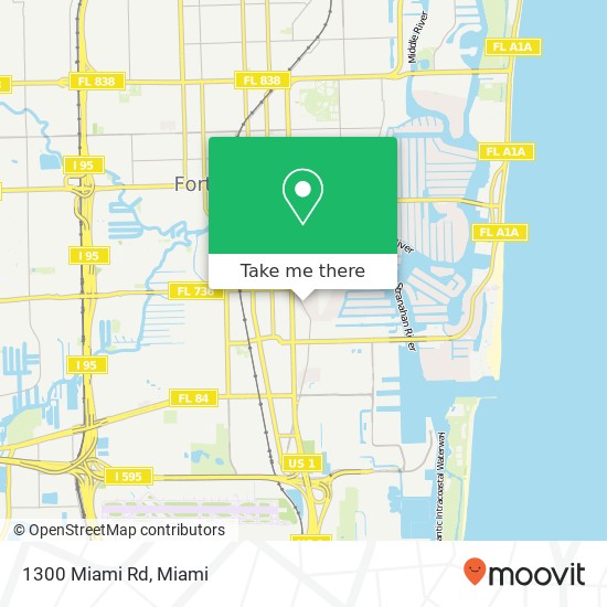 1300 Miami Rd map