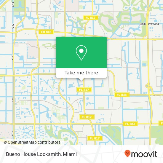 Bueno House Locksmith map