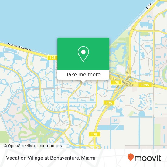Vacation Village at Bonaventure map