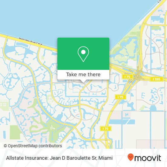 Allstate Insurance: Jean D Baroulette Sr map