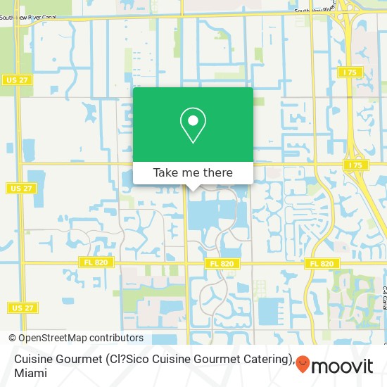 Cuisine Gourmet (Cl?Sico Cuisine Gourmet Catering) map