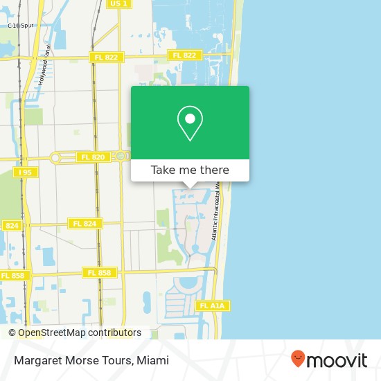 Mapa de Margaret Morse Tours