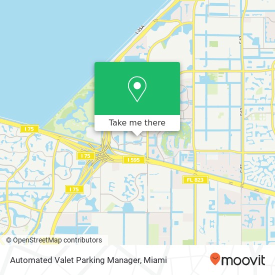 Mapa de Automated Valet Parking Manager