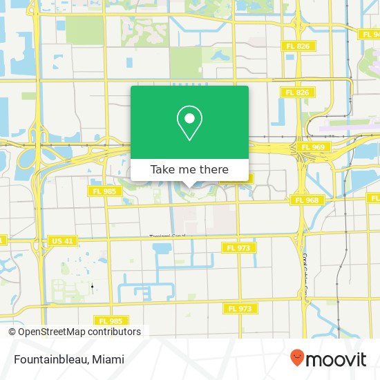 Fountainbleau map