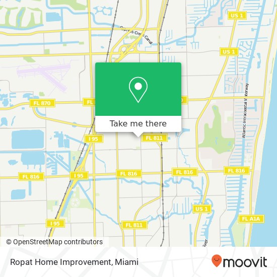 Mapa de Ropat Home Improvement