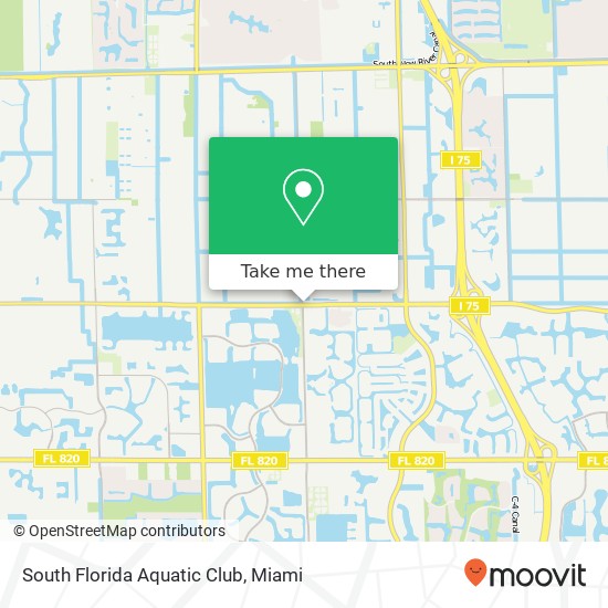 South Florida Aquatic Club map