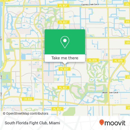 Mapa de South Florida Fight Club