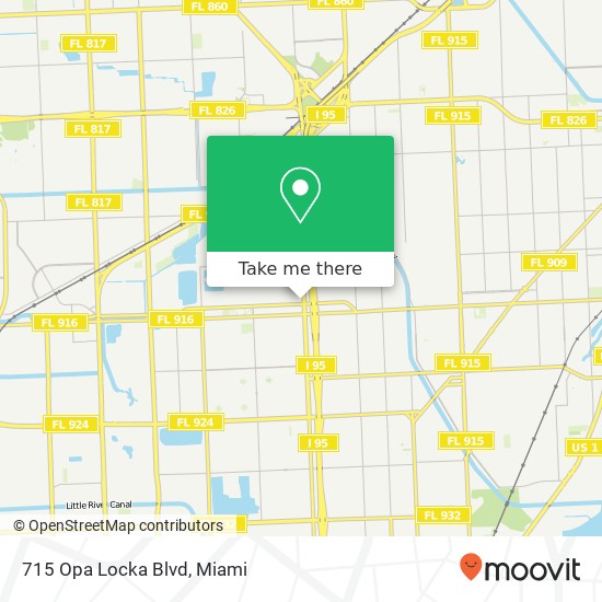715 Opa Locka Blvd map