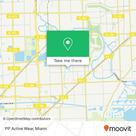 PP Active Wear map