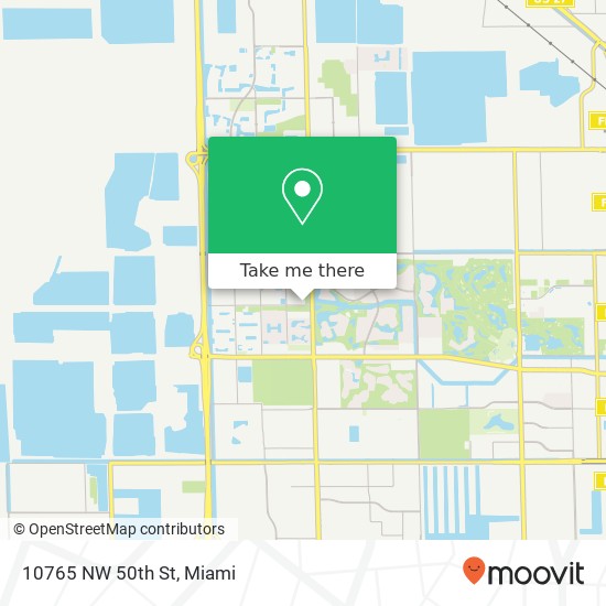 Mapa de 10765 NW 50th St