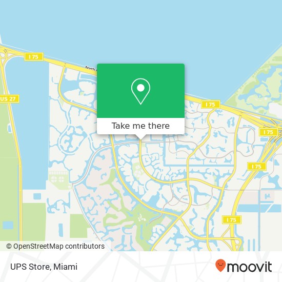 UPS Store map