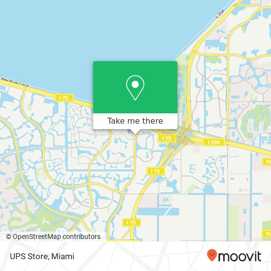 UPS Store map