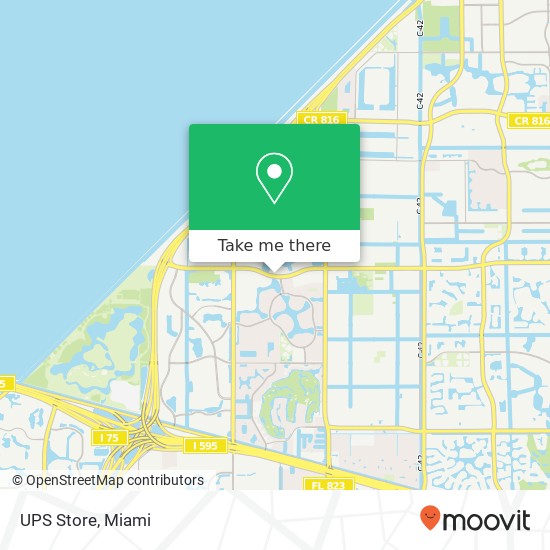 UPS Store map