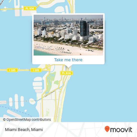 Mapa de Miami Beach