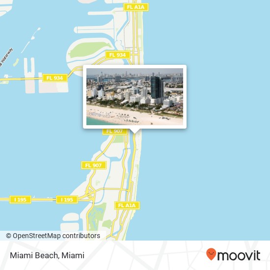 Mapa de Miami Beach