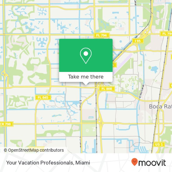 Your Vacation Professionals map