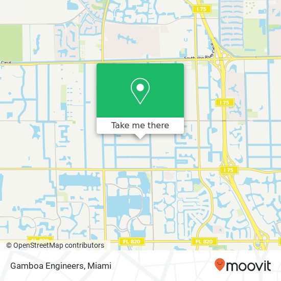 Gamboa Engineers map