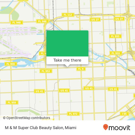 Mapa de M & M Super Club Beauty Salon