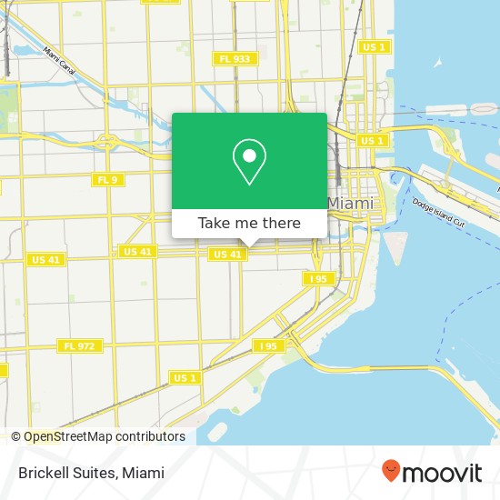 Brickell Suites map