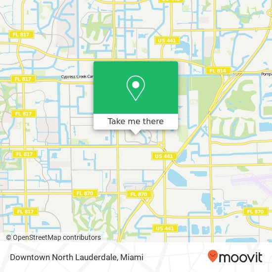 Downtown North Lauderdale map